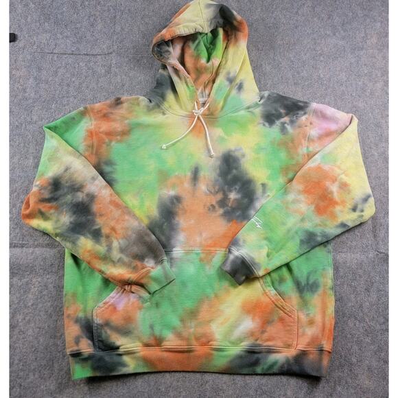 SoleFly SF French Terry Tie Dye Hoodie Size XL Multi Heavyweight - Picture 2 of 9
